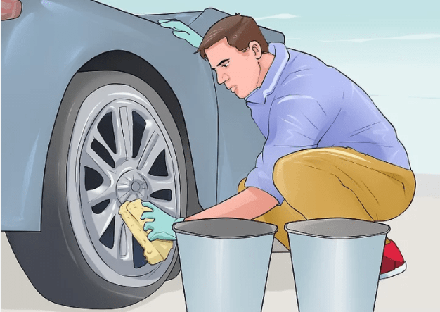 تمیز کردن لاستیک خودرو
